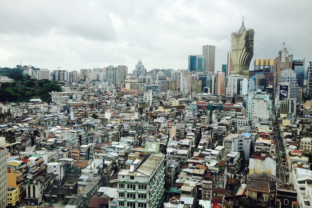 Eine der am dichtesten besiedelten Städte Welt: die chinesische Sonderwirtschaftszone Macau