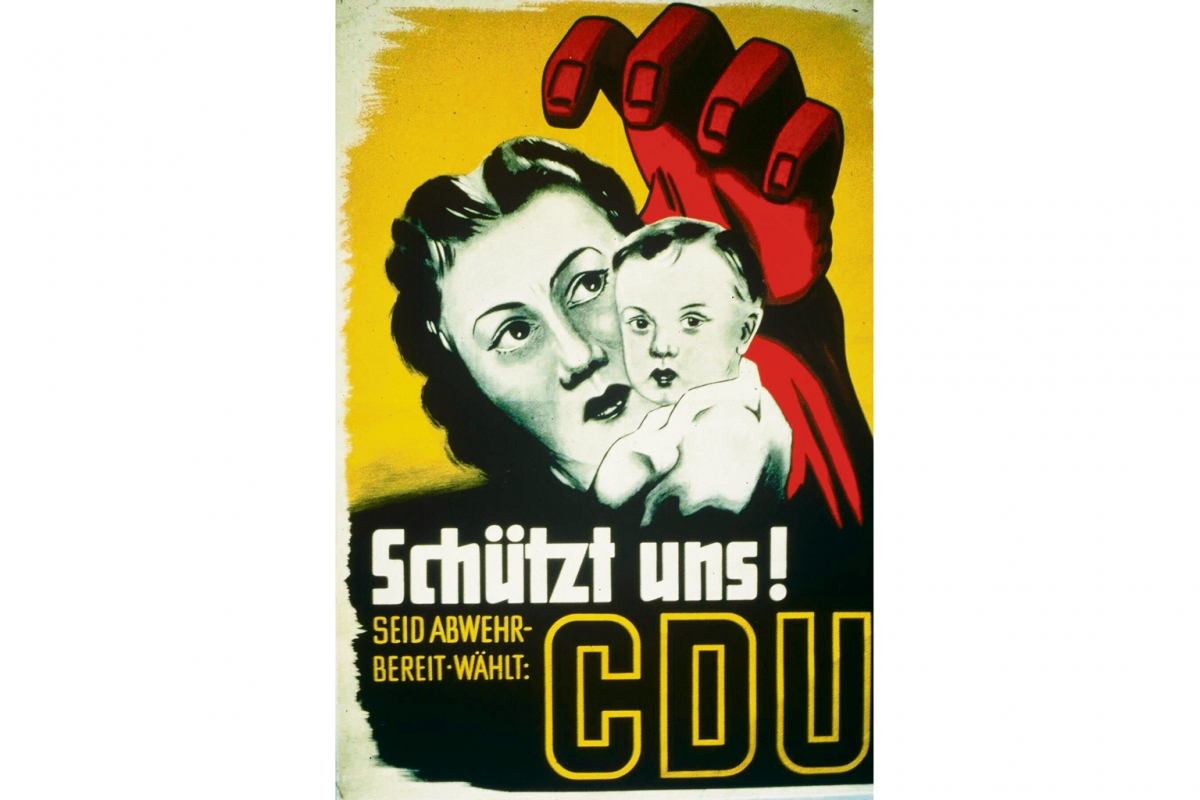 CDU Plakat zur Bundestagswahl 1953