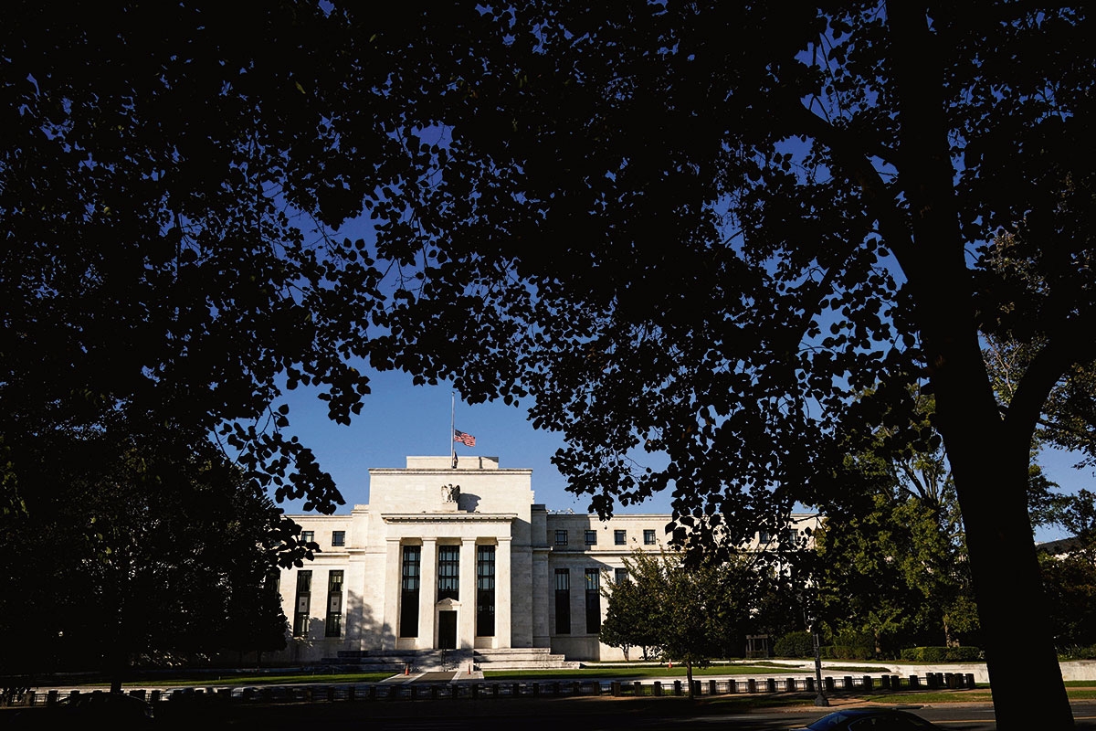 Das Hauptquartier der US-Zentralbank Federal Reserve in Washington, D.C.