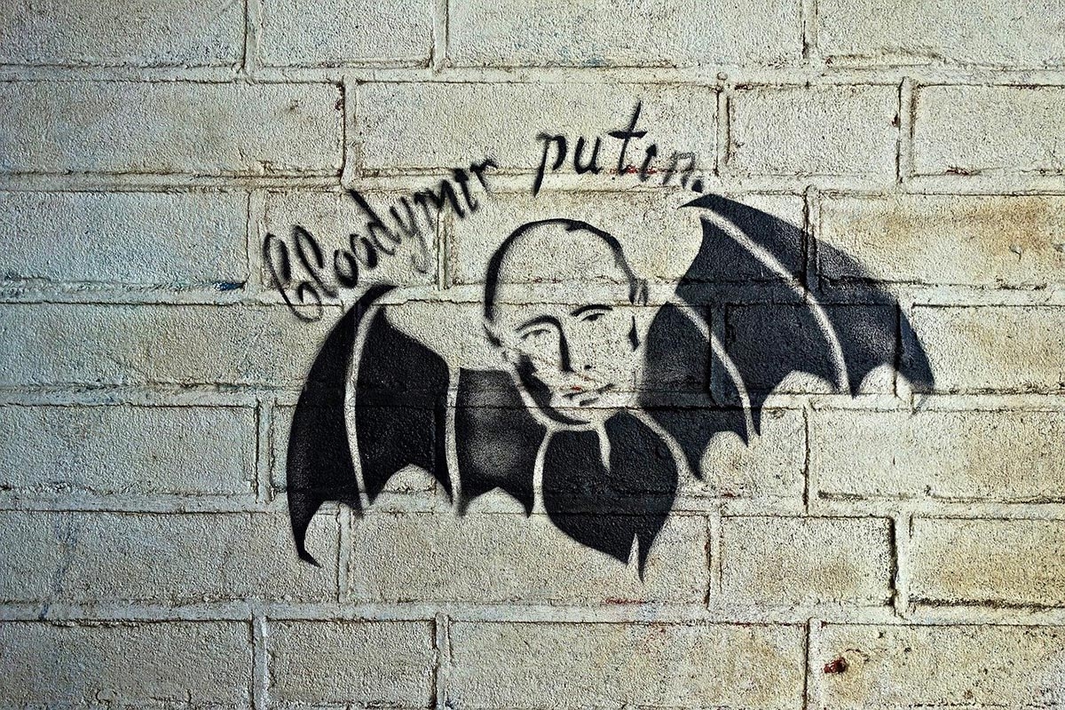 Wladimir Putin als Vampir »bloodymir putin«