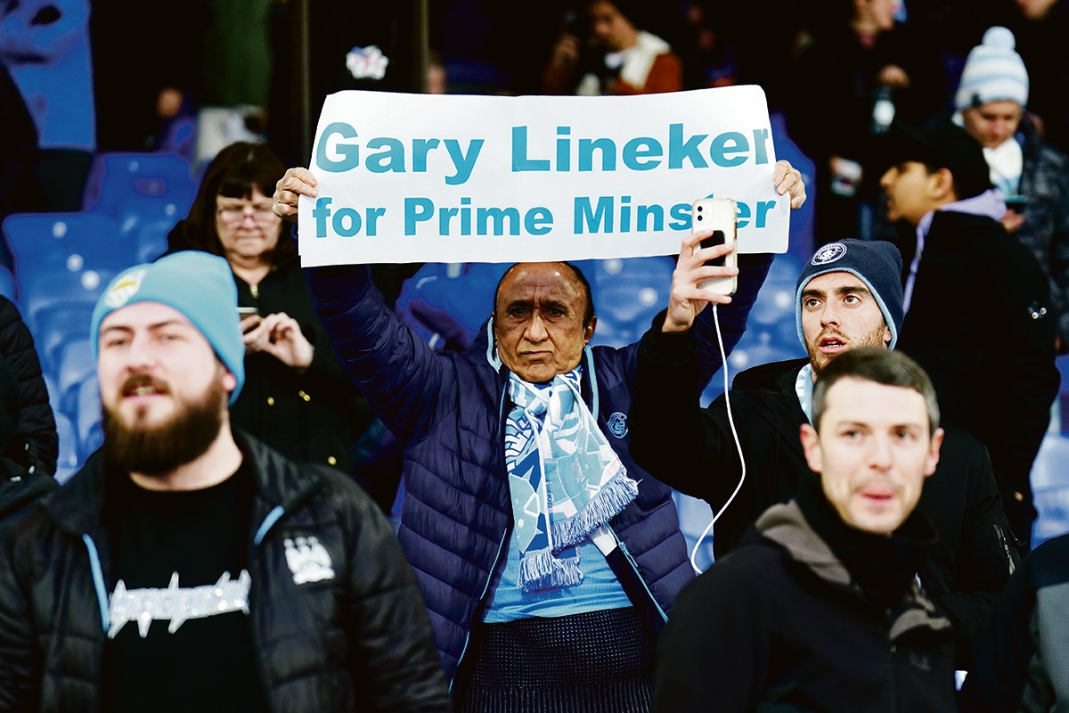 "Gary Lineker for Prime Minister"