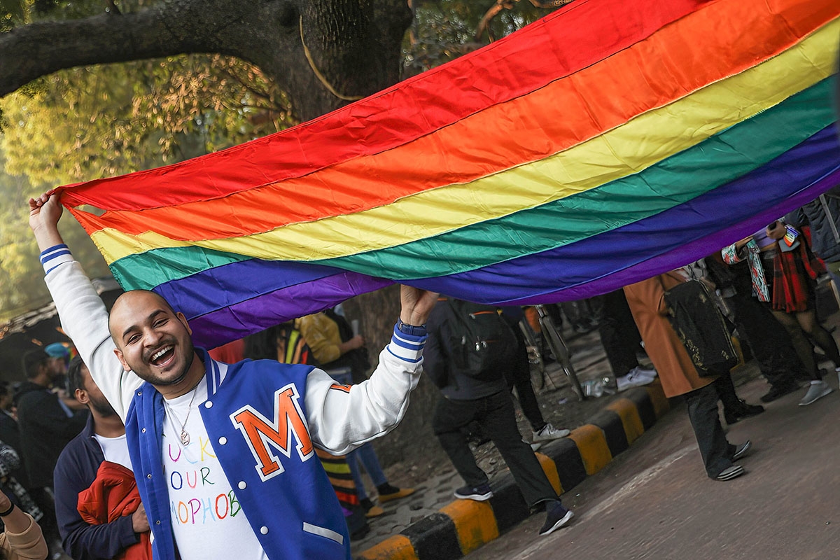 LGBTQI-Pride in New Delhi, 8. Januar 2023