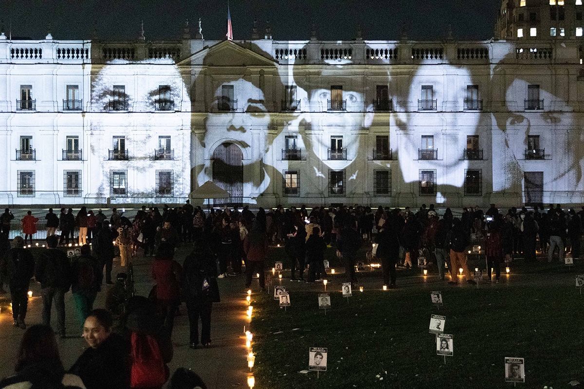 Erinnern an die Opfer der Militärdiktatur, 30. August, Santiago de Chile