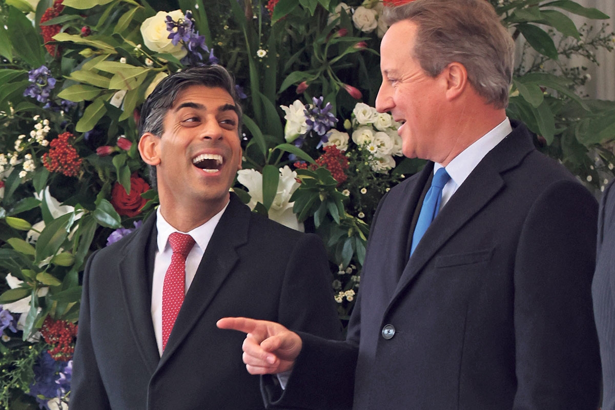 Bester Dinge. Rishi Sunak und David Cameron in London, 21. November