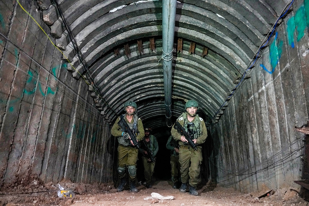 Das Bunkerlabyrinth ist Rückzugsort für die Hamas-Kämpfer, Kommandoposten, Munitionslager und Waffenfabrik