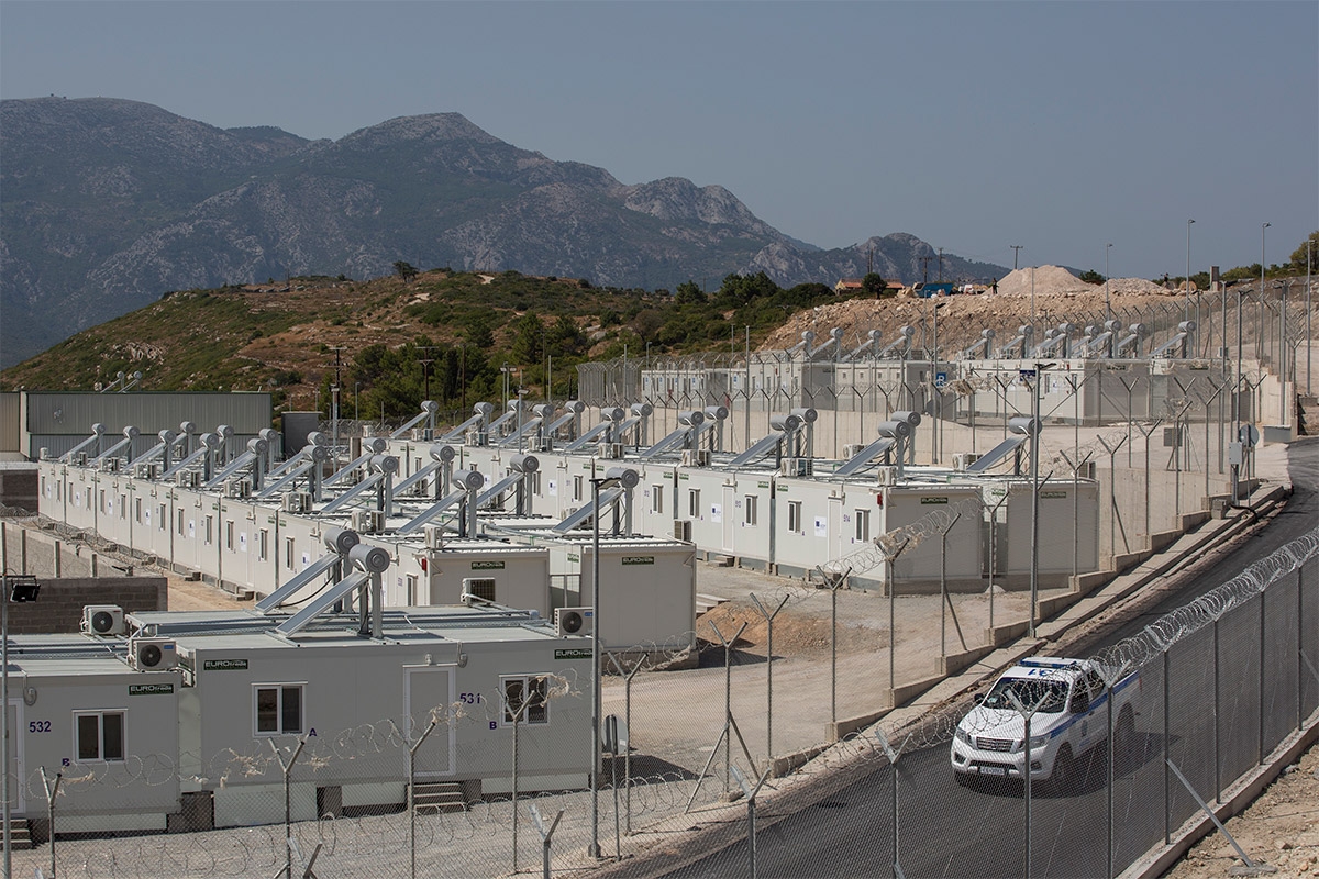 So schön ist es an der Außengrenze. Ein Flüchtlingslager auf der griechischen Insel Samos