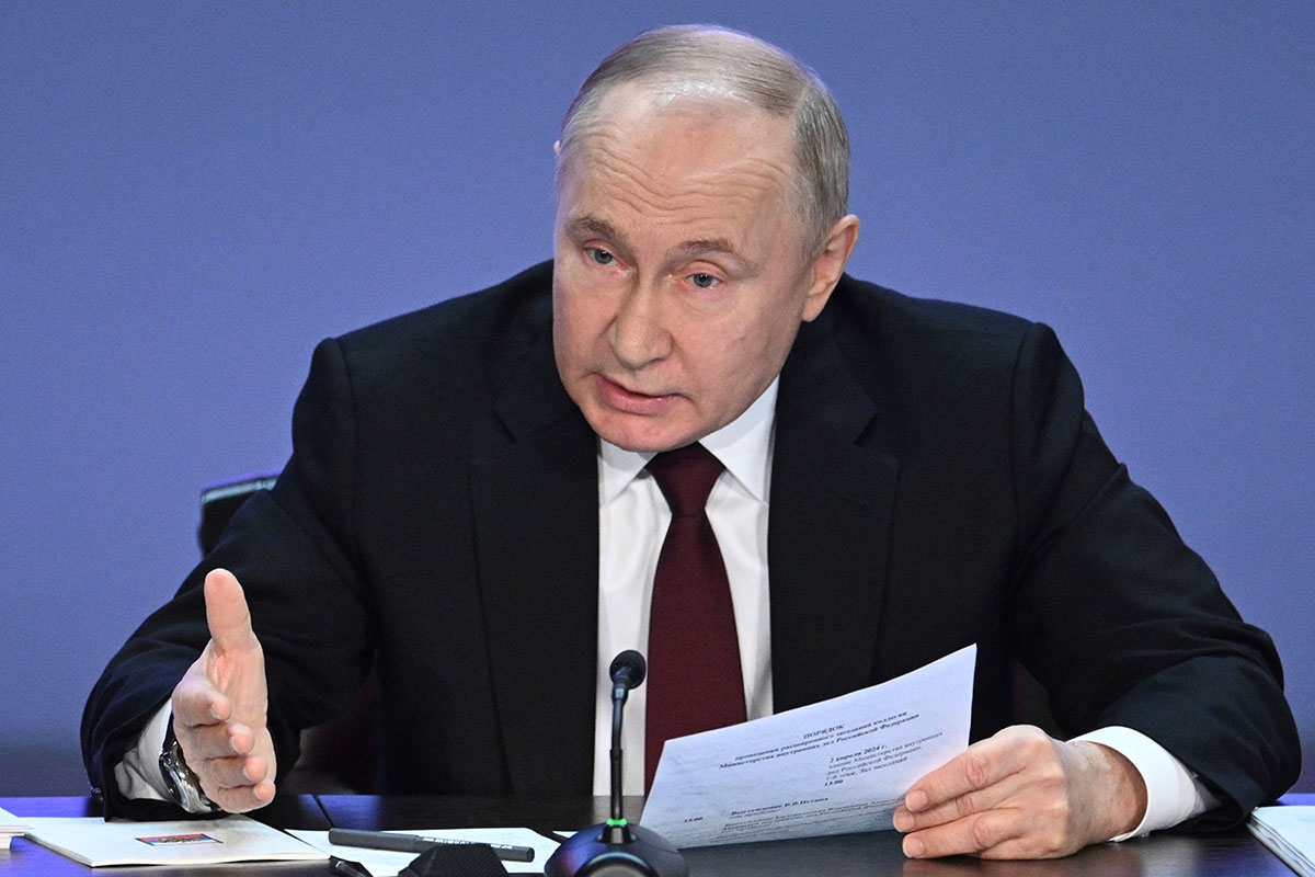 Märchenonkel Wladimir. Russlands Präsident Putin in Moskau, 2. April