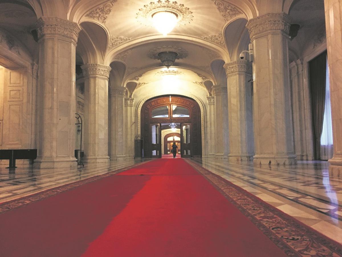 Roter Teppich, Parlamentspalast, Bukarest