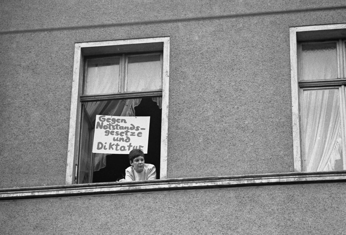 Sternmarsch, Bonn, Mai 1968 