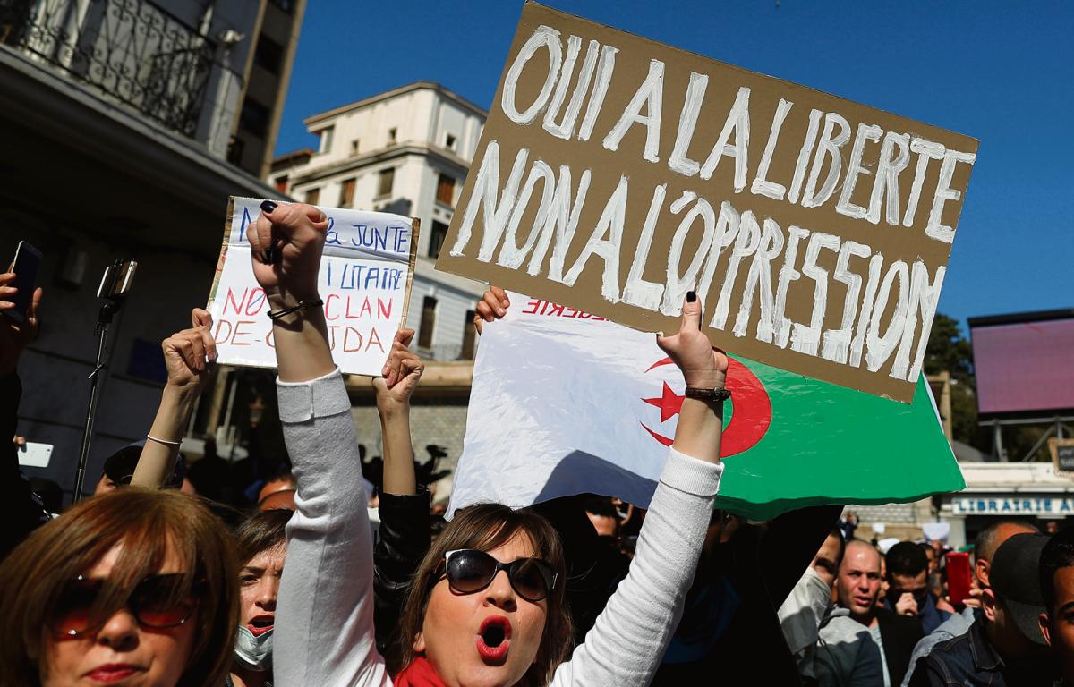 Protest in Algerien