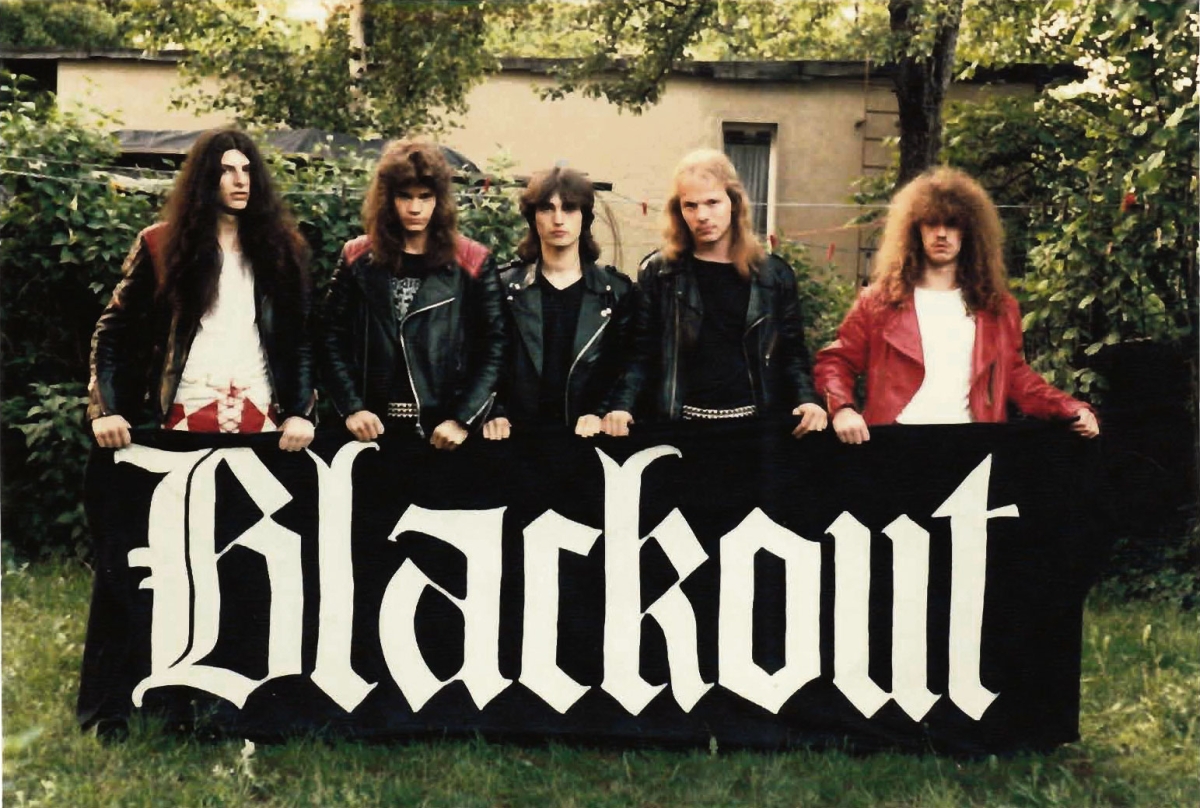 Thrash-Metal-Band Blackout aus Berlin ca. Mitte der Achtziger