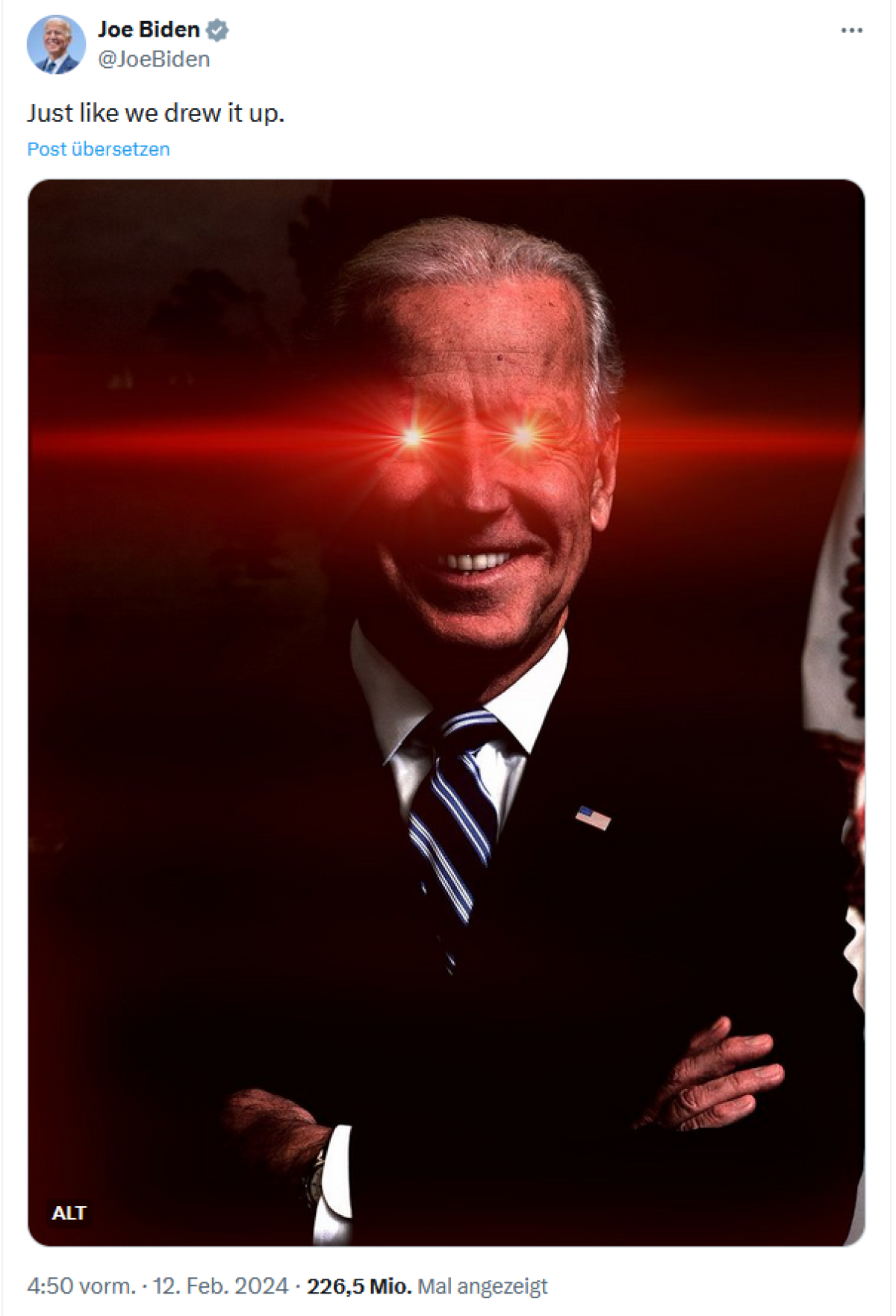»Dark Brandon« Joe Biden