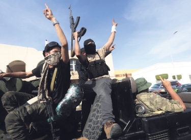 Die Vergeltungsmaßnahmen haben bereits begonnenen. Truppen der libyschen »Einheitsregierung« haben Sabratha eingenommen, 13. April