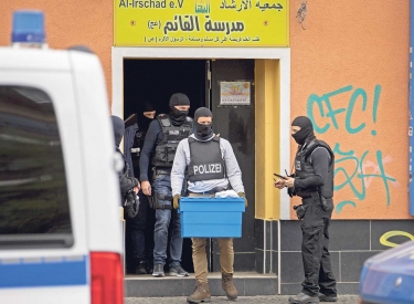 Im Zuge des Betätigungsverbots für die Hizbollah durchsuchte die Polizei auch Räume der al-Irschad-Moschee in Berlin