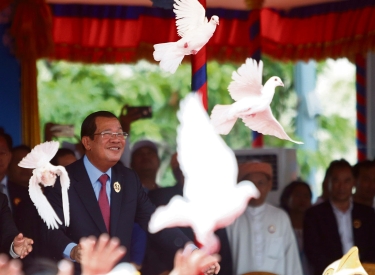 Hun Sen bei der Feier zum Jahrestag der Gründung der KPK 2019