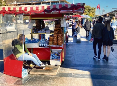 Sesamringverkauf in Istanbul