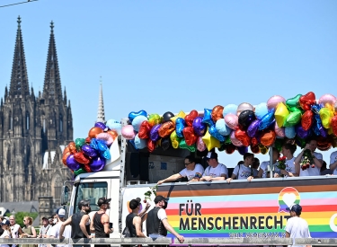 Christopher Street Parade Anfang Juli in Köln