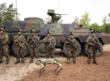 Bundeswehr mit Roboterhund