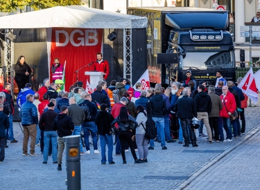 DGB-Kundgebung in Schwerin