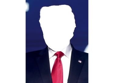 Trump ohne Gesicht