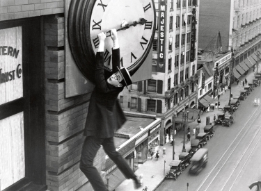 Harold Lloyd im Stummfilm »Safety Last!«