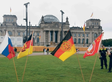 Dritter Jahrestag des versuchten Sturms des Reichstagsgebäudes
