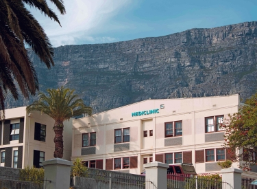 Krankenhaus der privaten Mediclinic Group in Kapstadt