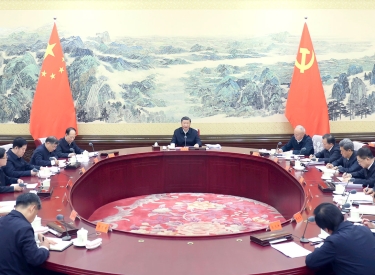 Xi Jinping bei einer Rede in Peking, 23. Oktober