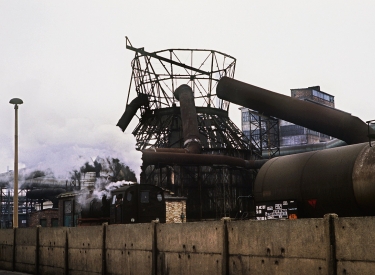 Braunkohle-Kombinat in Bitterfeld, 1990
