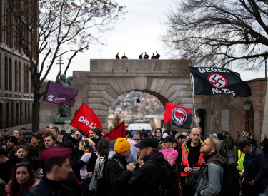 Angereiste Antifas gegen angereiste Nazis. Protest gegen den »Tag der Ehre« am Samstag vergangener Woche in Budapest