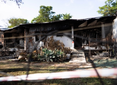 Blinde Zerstörungswut. Ein abgebranntes Haus in Be’eri, 1. November 2023