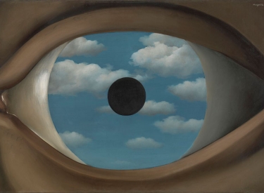 René Magritte, The False Mirror [Le Faux Miroir], 1928