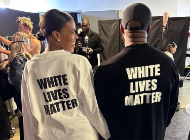 Geschwister im Geiste. Candace Owens und Kanye »Ye« West bei dessen Modeshow in Paris, 3. Oktober 2022
