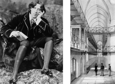 Oscar Wilde, 1882Oscar Wilde, 1882; Lithographie des Gefängnisses von Reading zu der Zeit, als Wilde »De Profundis« schrieb; Lithographie des Gefängnisses von Reading zu der Zeit, als Wilde »De   Profundis« schrieb